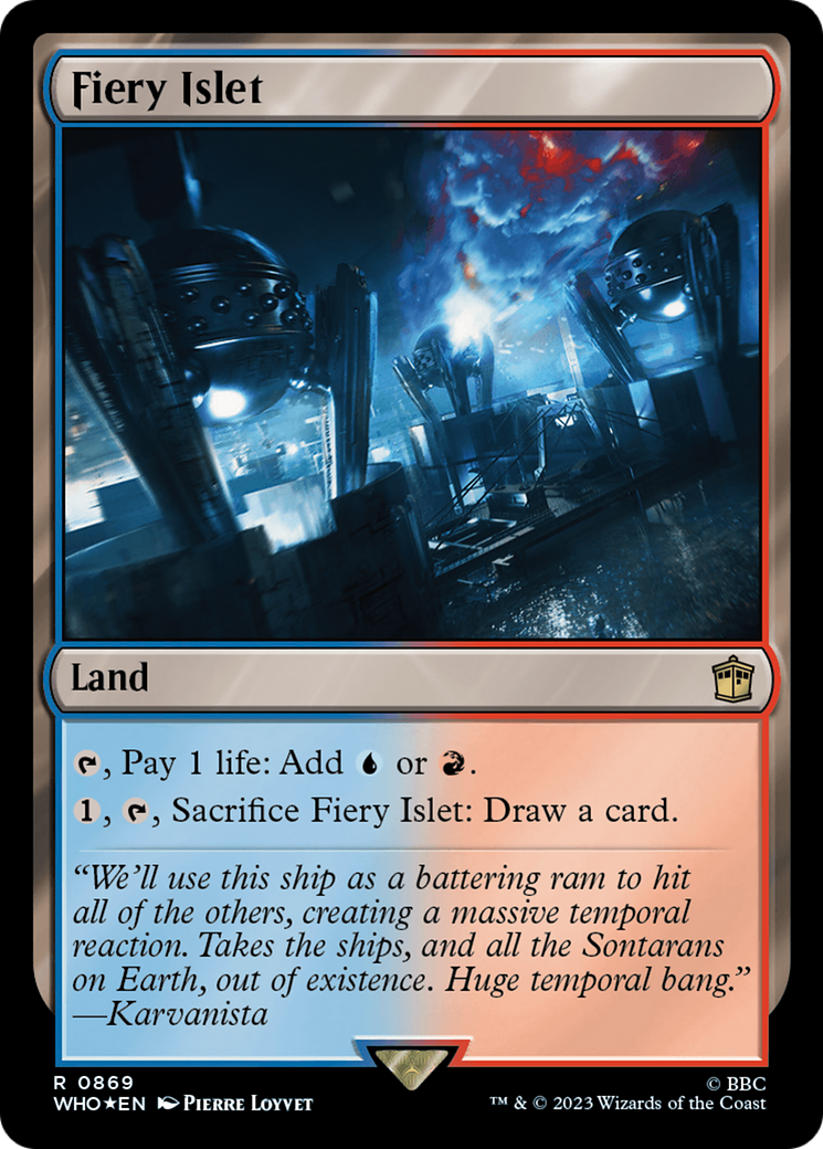 Fiery Islet (Surge Foil) [Doctor Who] | Mega City Incorporated