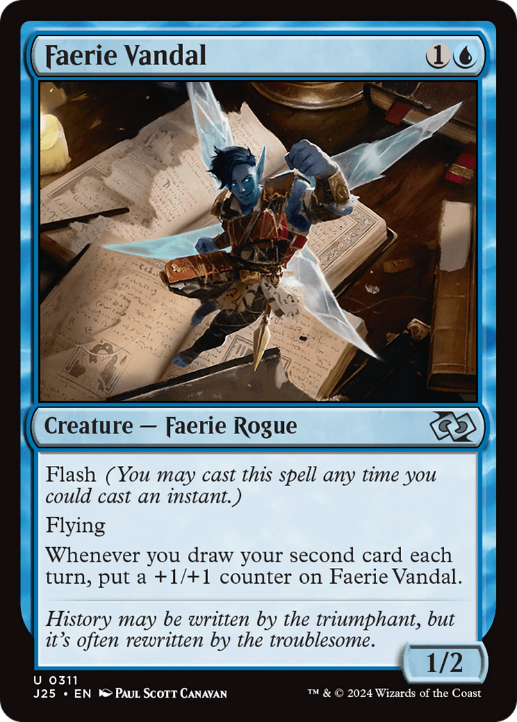 Faerie Vandal [Foundations Jumpstart] | Mega City Incorporated