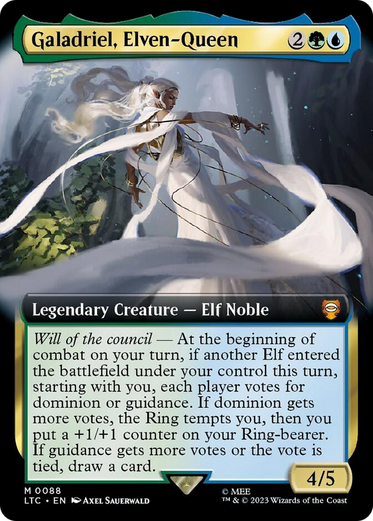 Galadriel, Elven-Queen (Extended Art) [The Lord of the Rings: Tales of Middle-Earth Commander] | Mega City Incorporated