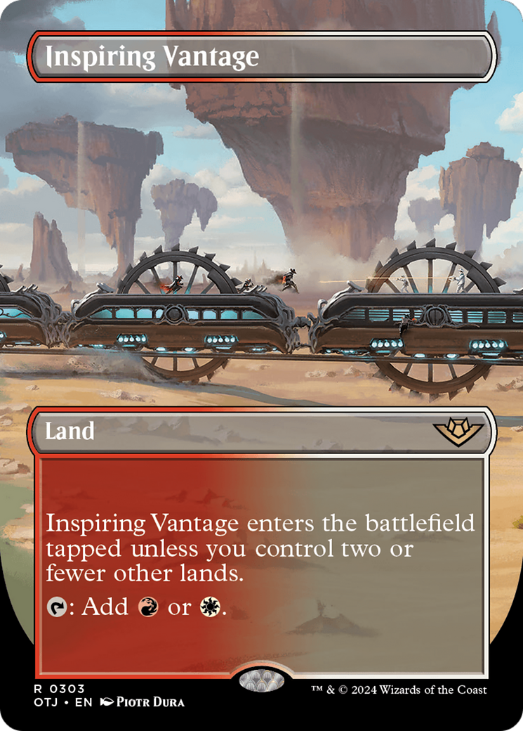 Inspiring Vantage (Borderless) [Outlaws of Thunder Junction] | Mega City Incorporated