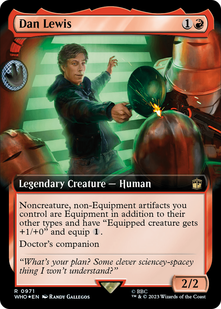 Dan Lewis (Extended Art) (Surge Foil) [Doctor Who] | Mega City Incorporated