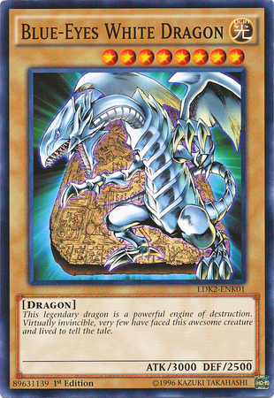 Blue-Eyes White Dragon (Version 4) [LDK2-ENK01] Common | Mega City Incorporated