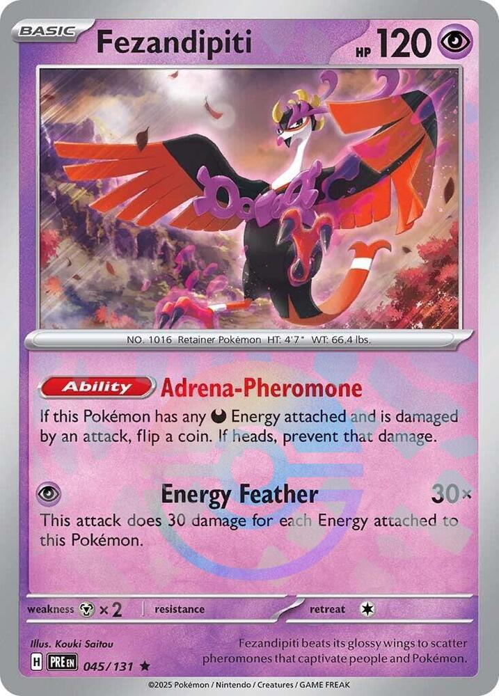 Fezandipiti (045/131) (Poke Ball Pattern) [Scarlet & Violet: Prismatic Evolutions] | Mega City Incorporated