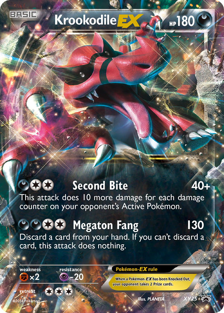 Krookodile EX (XY25) [XY: Black Star Promos] | Mega City Incorporated