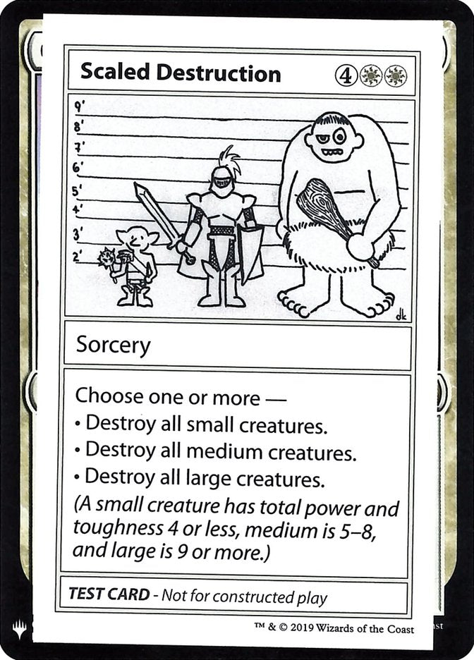 Scaled Destruction [Mystery Booster Playtest Cards] | Mega City Incorporated