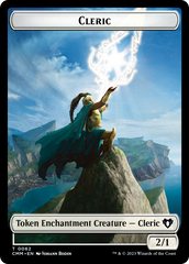 Elf Warrior // Cleric Double-Sided Token [Commander Masters Tokens] | Mega City Incorporated