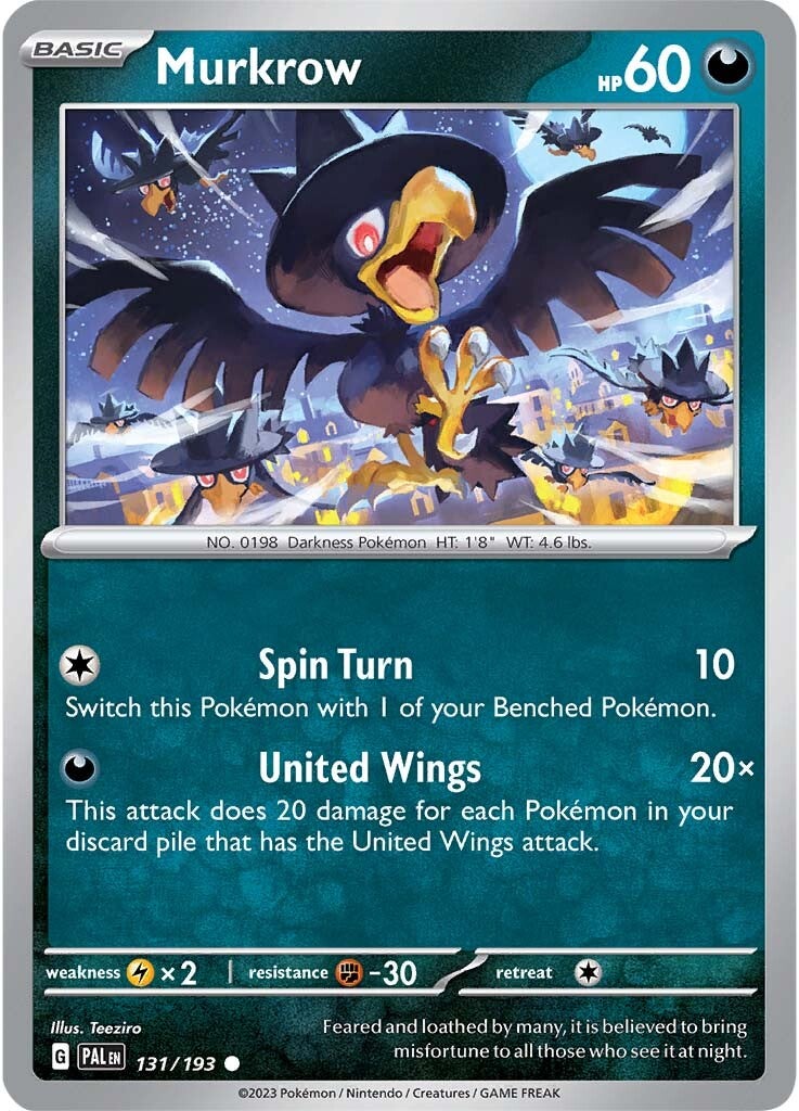 Murkrow (131/193) [Scarlet & Violet: Paldea Evolved] | Mega City Incorporated