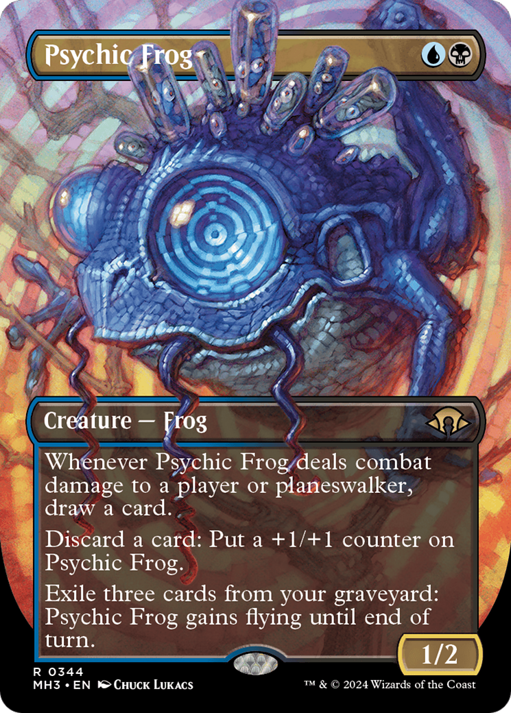 Psychic Frog (Borderless) [Modern Horizons 3] | Mega City Incorporated