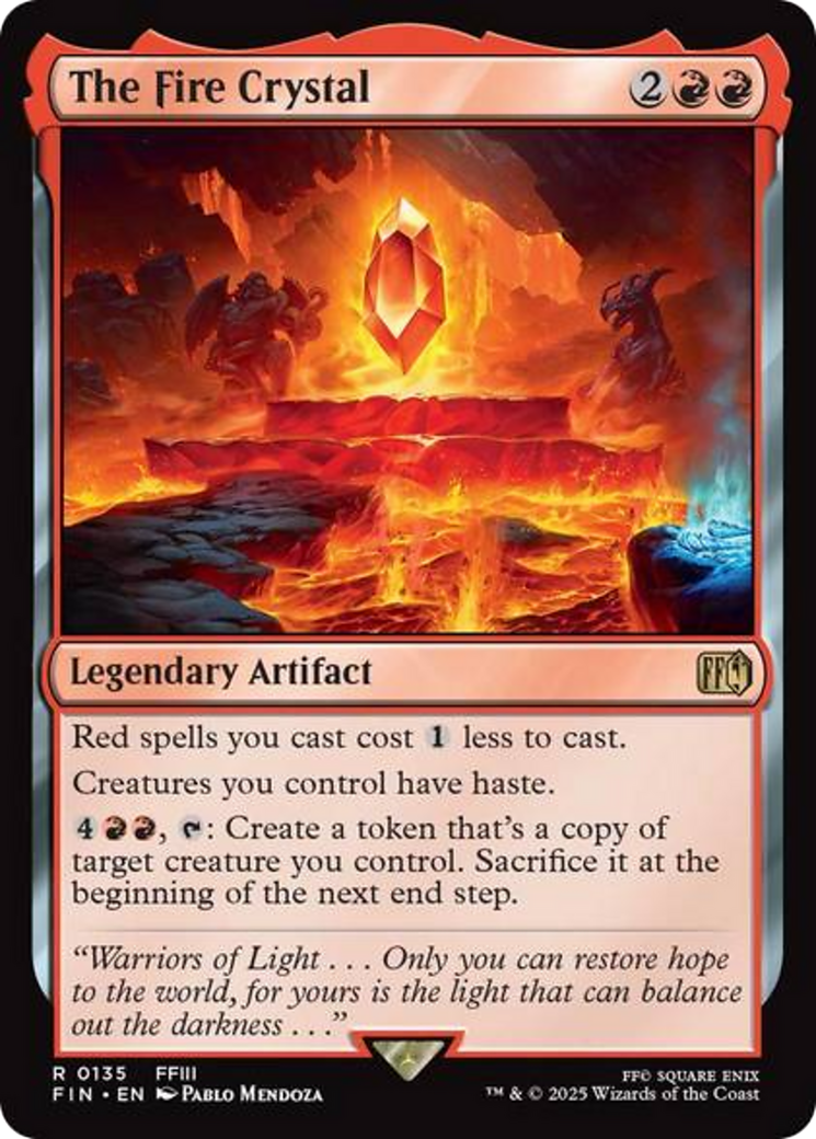 The Fire Crystal [FINAL FANTASY] | Mega City Incorporated