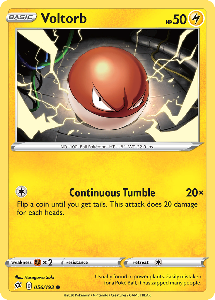 Voltorb (056/192) [Sword & Shield: Rebel Clash] | Mega City Incorporated