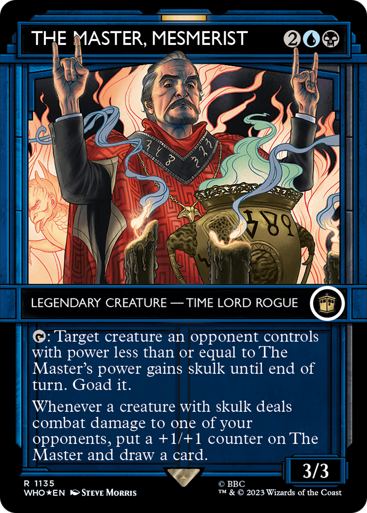 The Master, Mesmerist (Showcase) (Surge Foil) [Doctor Who] | Mega City Incorporated
