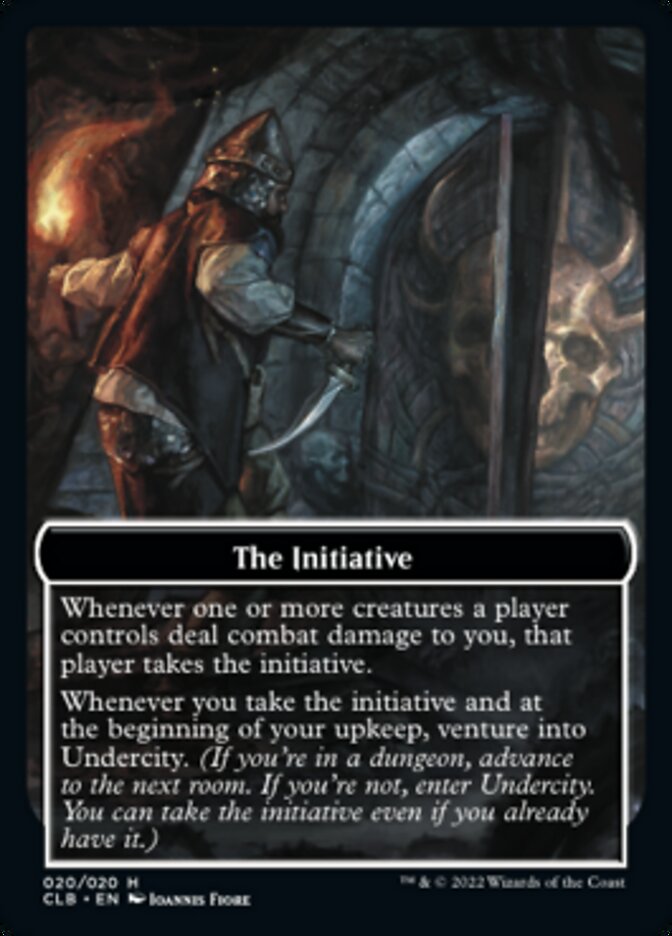 The Initiative // Undercity Double-Sided Token [Commander Legends: Battle for Baldur's Gate Tokens] | Mega City Incorporated