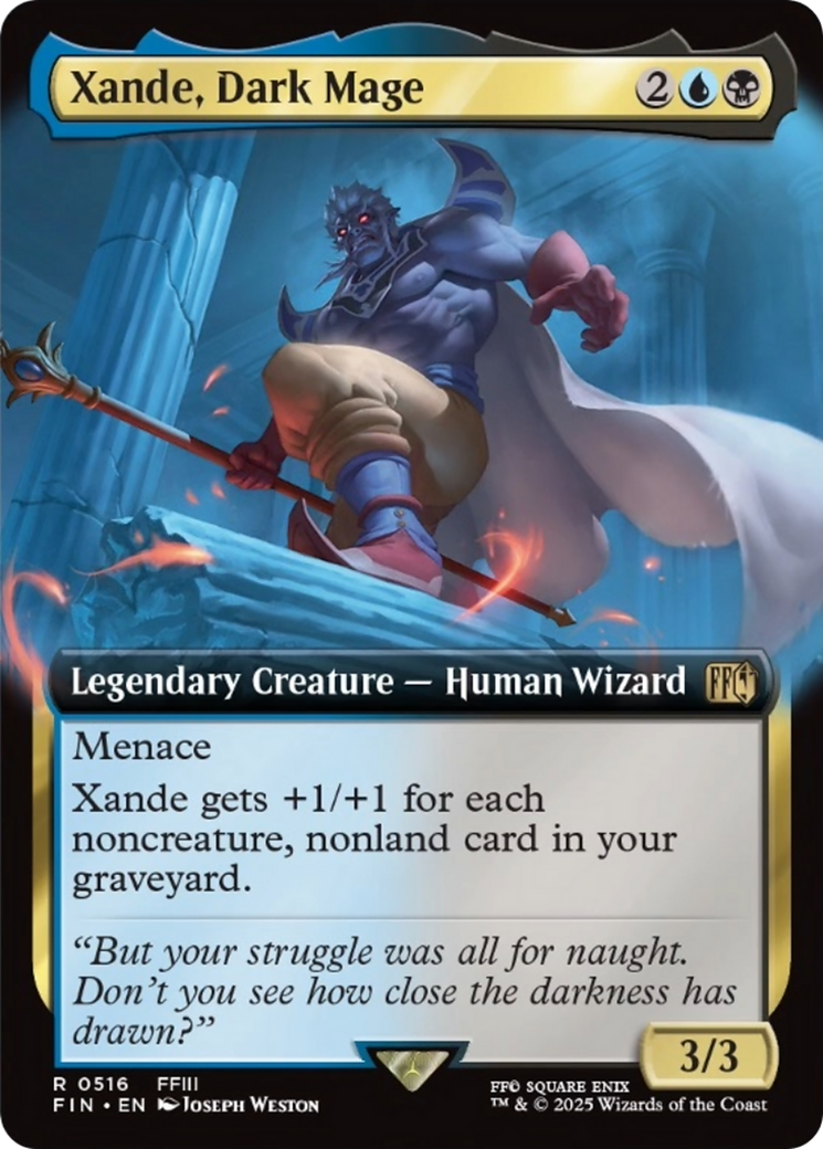 Xande, Dark Mage (Extended Art) [FINAL FANTASY] | Mega City Incorporated