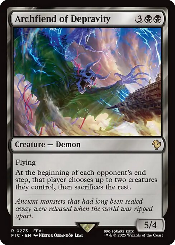 Archfiend of Depravity [FINAL FANTASY Commander] | Mega City Incorporated