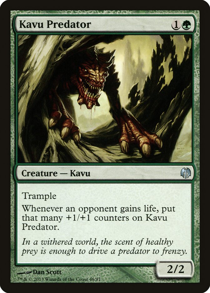 Kavu Predator [Duel Decks: Heroes vs. Monsters] | Mega City Incorporated