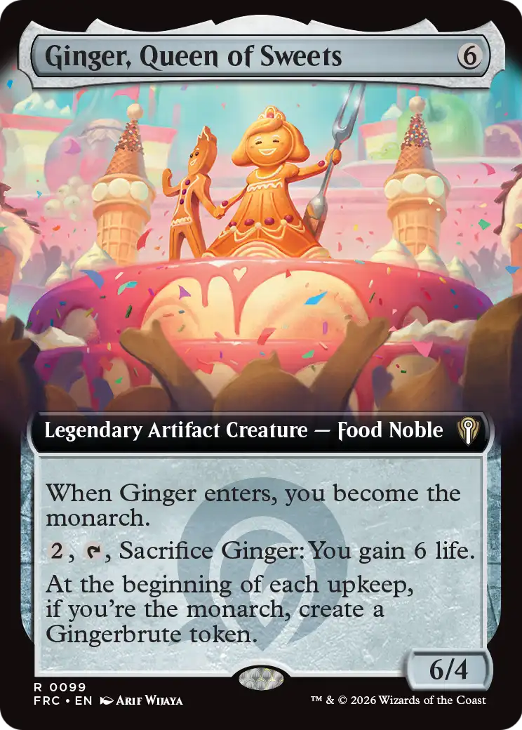 Ginger, Queen of Sweets (Extended Art) [Reality Fracture Commander] | Mega City Incorporated