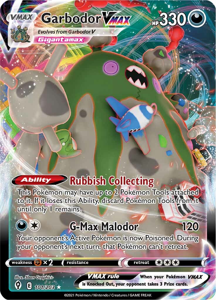 Garbodor VMAX (101/203) [Sword & Shield: Evolving Skies] | Mega City Incorporated