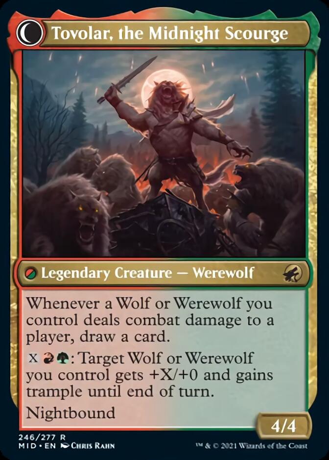 Tovolar, Dire Overlord // Tovolar, the Midnight Scourge [Innistrad: Midnight Hunt] | Mega City Incorporated