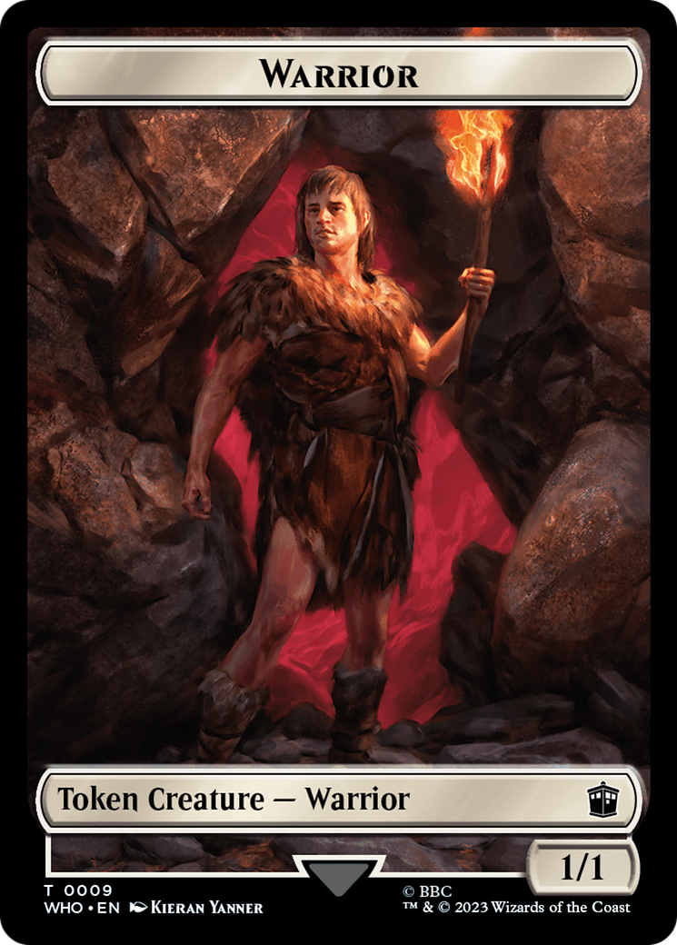 Warrior // Food (0027) Double-Sided Token [Doctor Who Tokens] | Mega City Incorporated