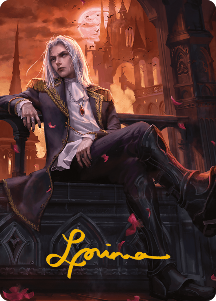 Sorin of House Markov Art Card (Gold-Stamped Signature) [Modern Horizons 3 Art Series] | Mega City Incorporated