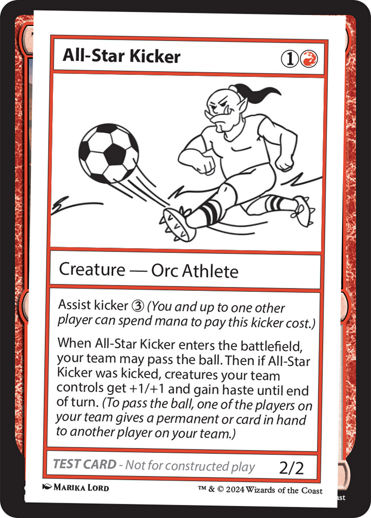 All-Star Kicker [Mystery Booster 2 Playtest Cards] | Mega City Incorporated