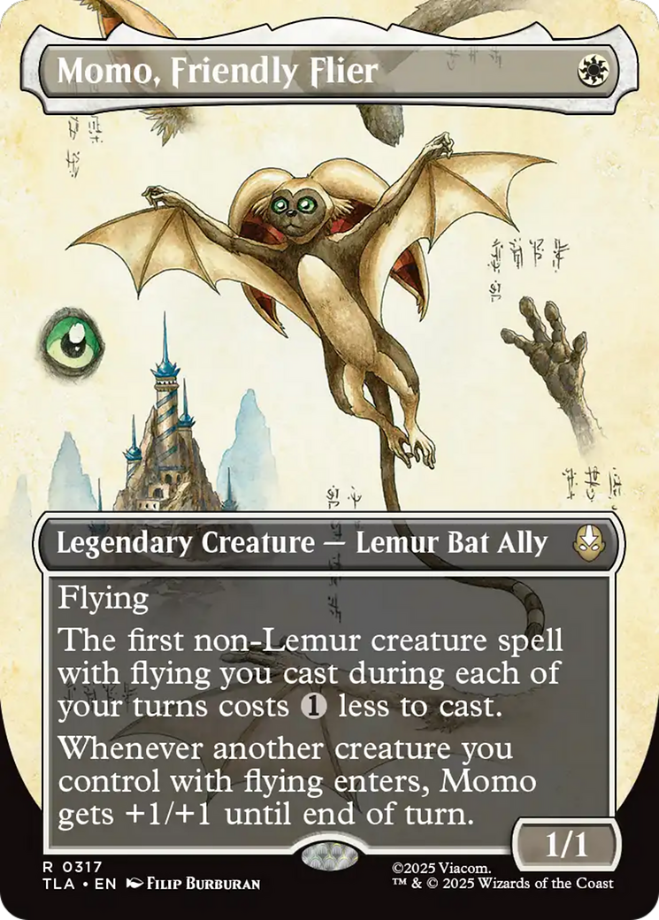 Momo, Friendly Flier (Borderless) [Avatar: The Last Airbender] | Mega City Incorporated