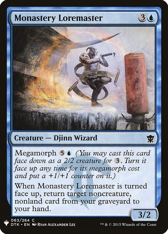 Monastery Loremaster [Mystery Booster] | Mega City Incorporated