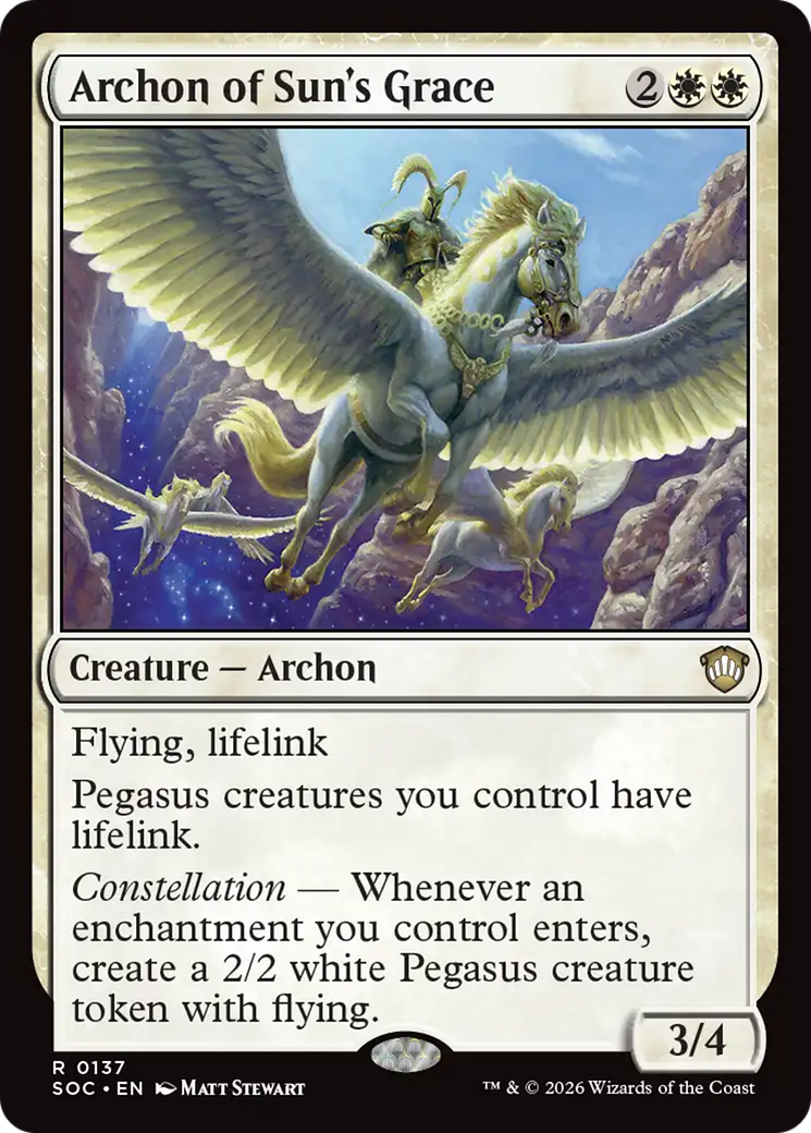 Archon of Sun's Grace [Secrets of Strixhaven Commander] | Mega City Incorporated