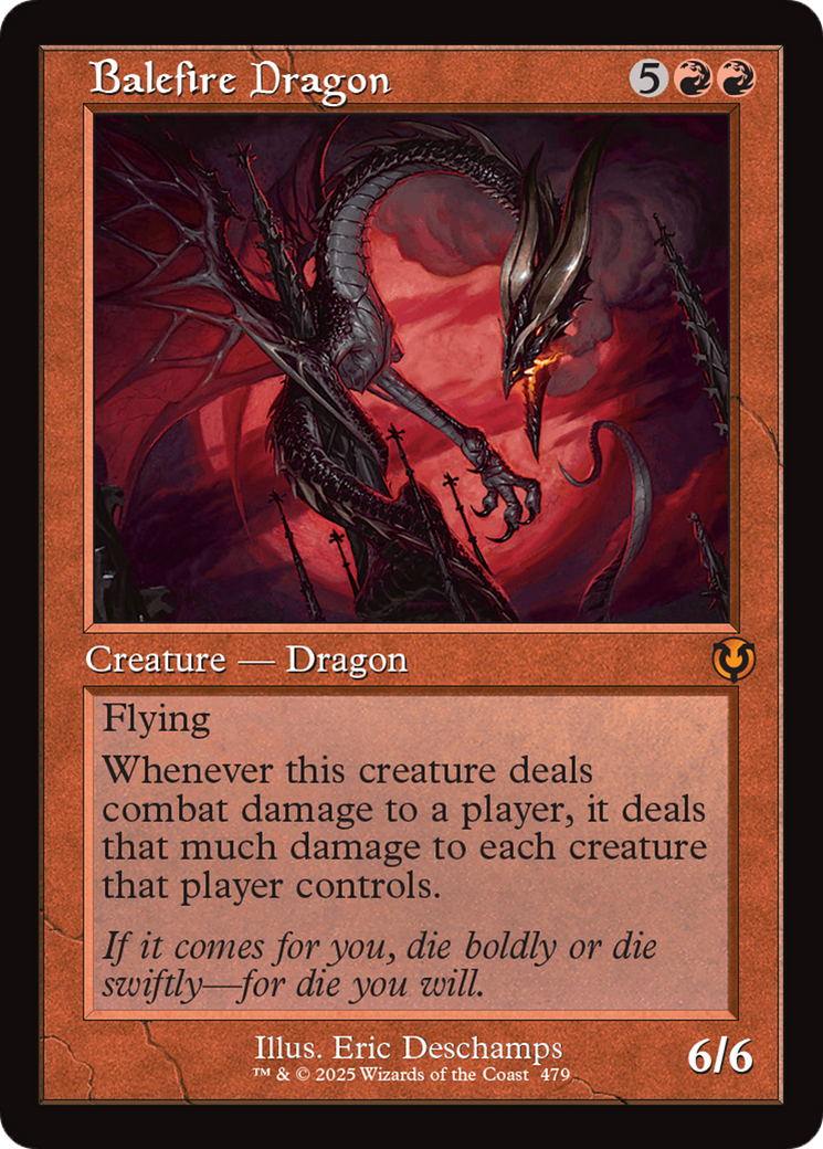 Balefire Dragon (Retro Frame) [Innistrad Remastered] | Mega City Incorporated