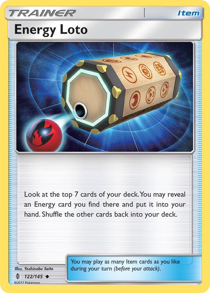 Energy Loto (122/145) [Sun & Moon: Guardians Rising] | Mega City Incorporated