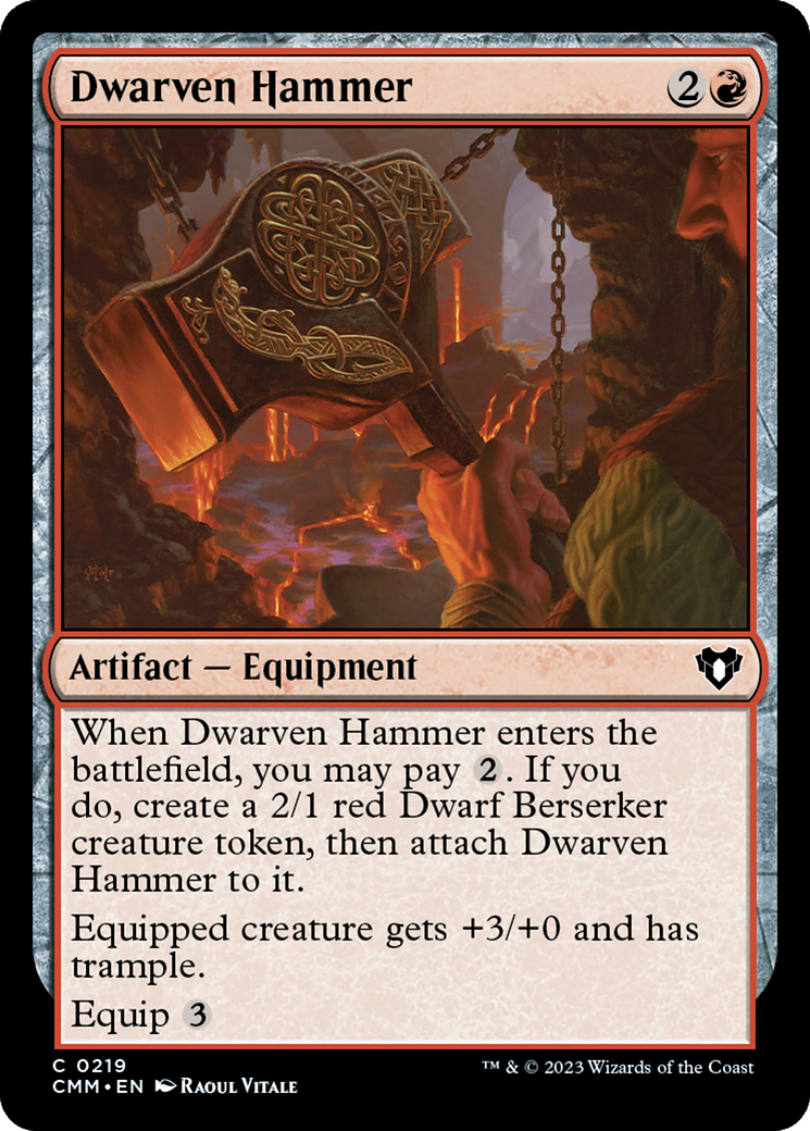 Dwarven Hammer [Commander Masters] | Mega City Incorporated