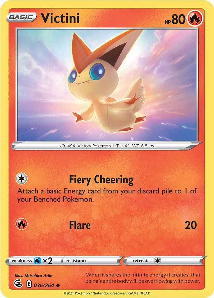 Victini (036/264) [Sword & Shield: Fusion Strike] | Mega City Incorporated