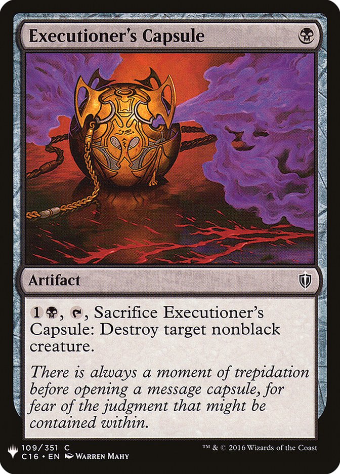 Executioner's Capsule [Mystery Booster] | Mega City Incorporated