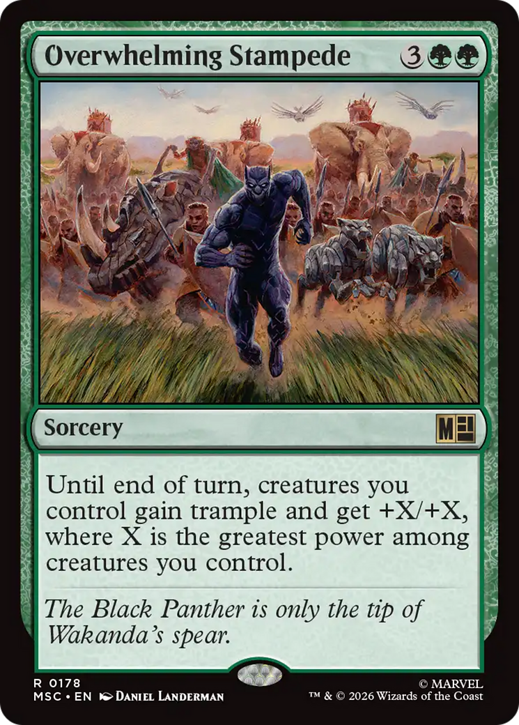 Overwhelming Stampede [Marvel Super Heroes Commander] | Mega City Incorporated