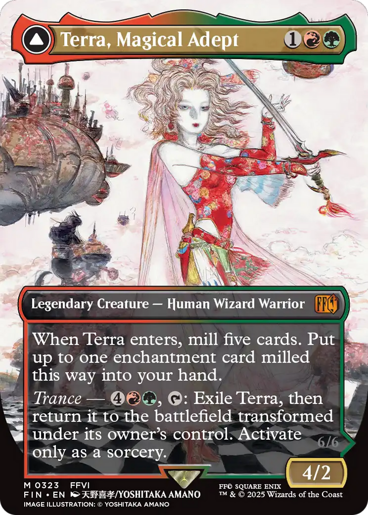 Terra, Magical Adept // Esper Terra (Borderless) [FINAL FANTASY] | Mega City Incorporated