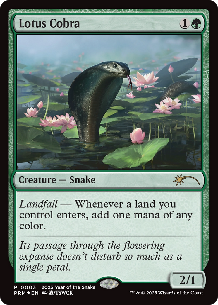 Lotus Cobra (Year of the Snake 2025) [Standard Showdown Promos] | Mega City Incorporated