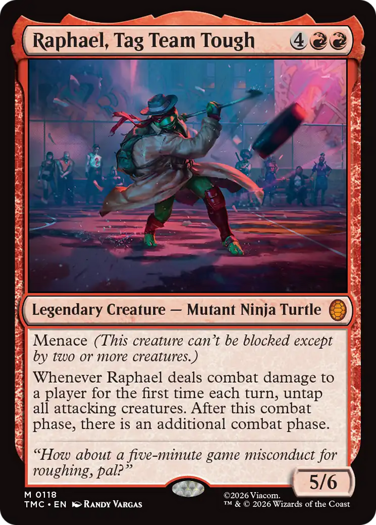 Raphael, Tag Team Tough [Teenage Mutant Ninja Turtles Commander] | Mega City Incorporated