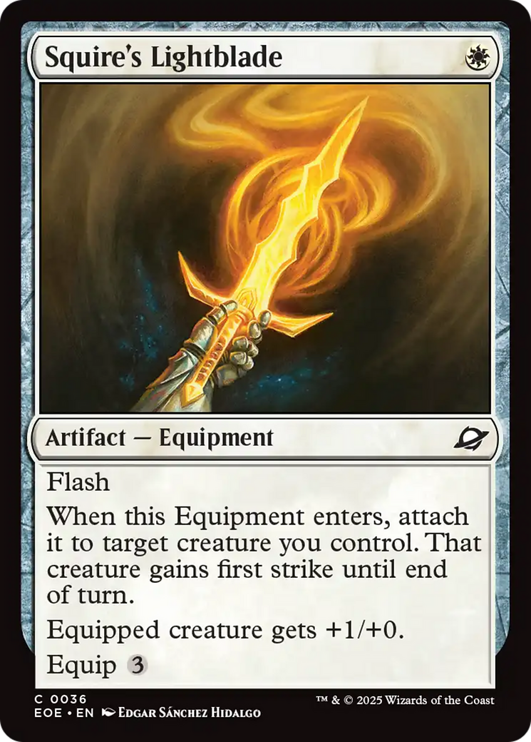 Squire's Lightblade [Edge of Eternities] | Mega City Incorporated
