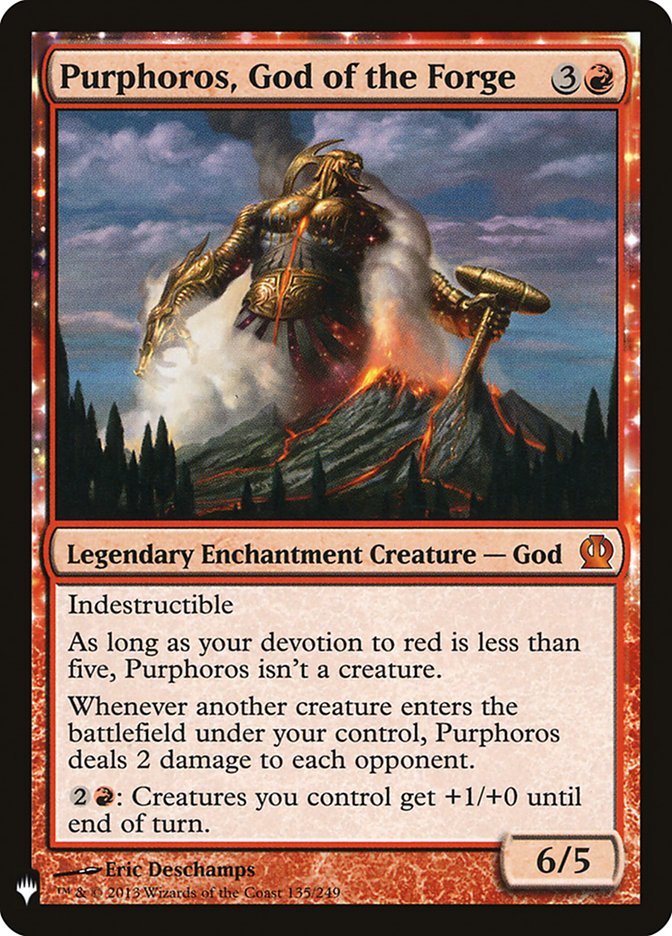 Purphoros, God of the Forge [Mystery Booster] | Mega City Incorporated