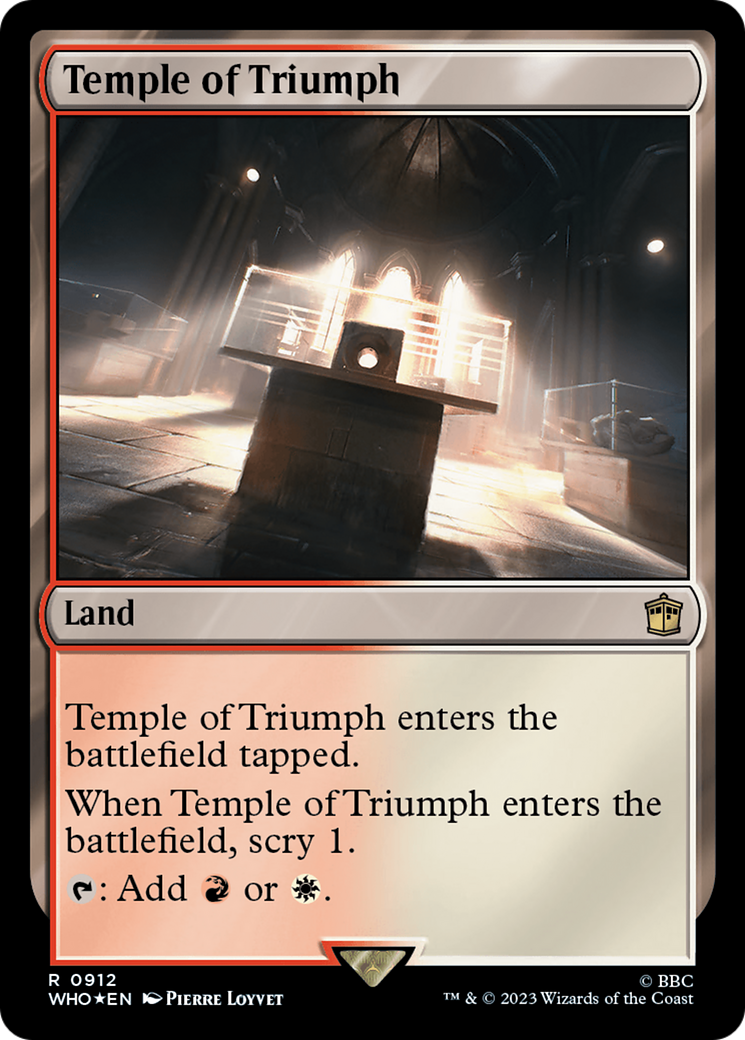 Temple of Triumph (Surge Foil) [Doctor Who] | Mega City Incorporated