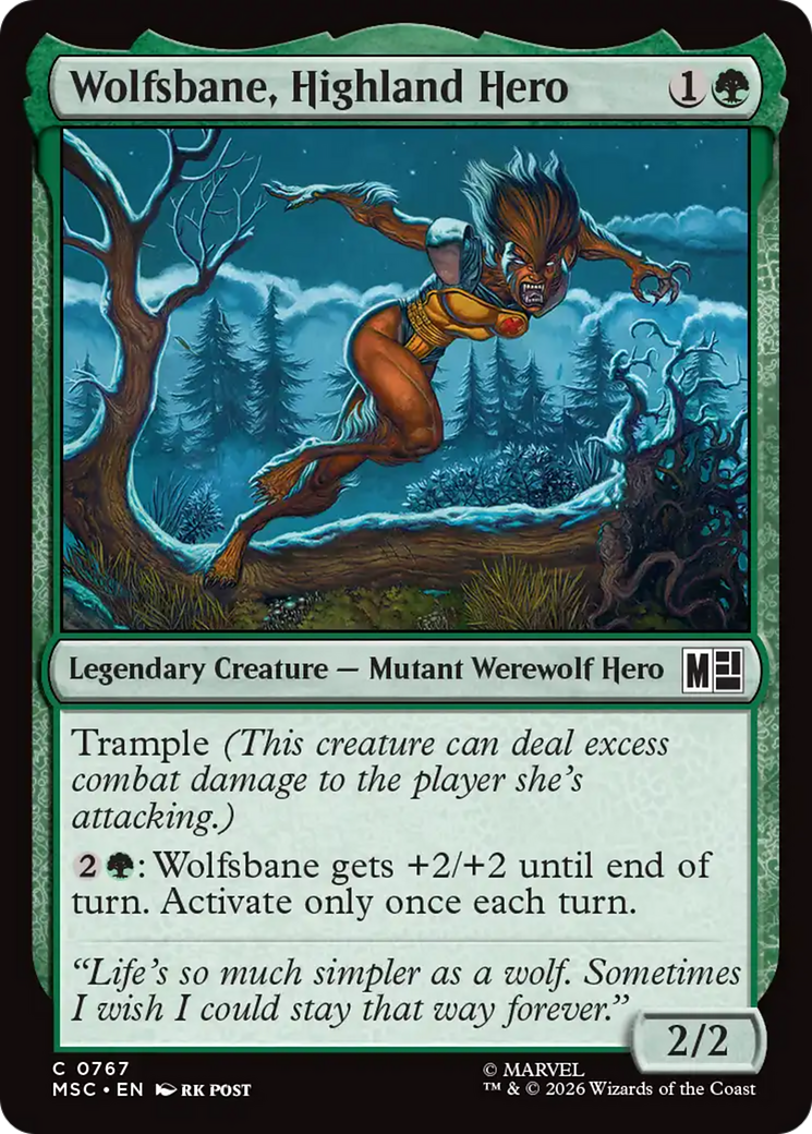 Wolfsbane, Highland Hero [Marvel Super Heroes Commander] | Mega City Incorporated