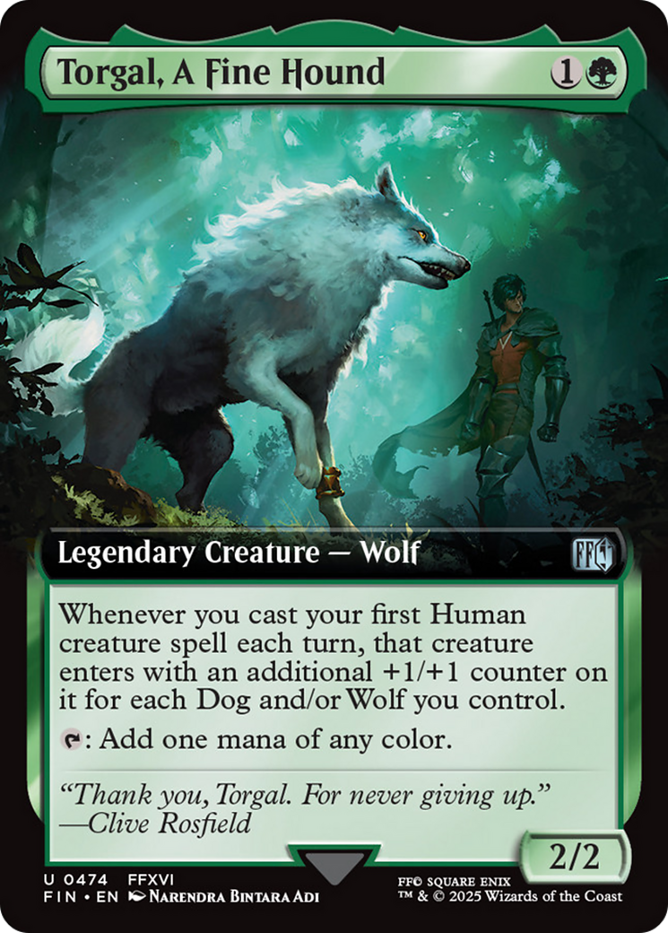 Torgal, A Fine Hound (Extended Art) [FINAL FANTASY] | Mega City Incorporated