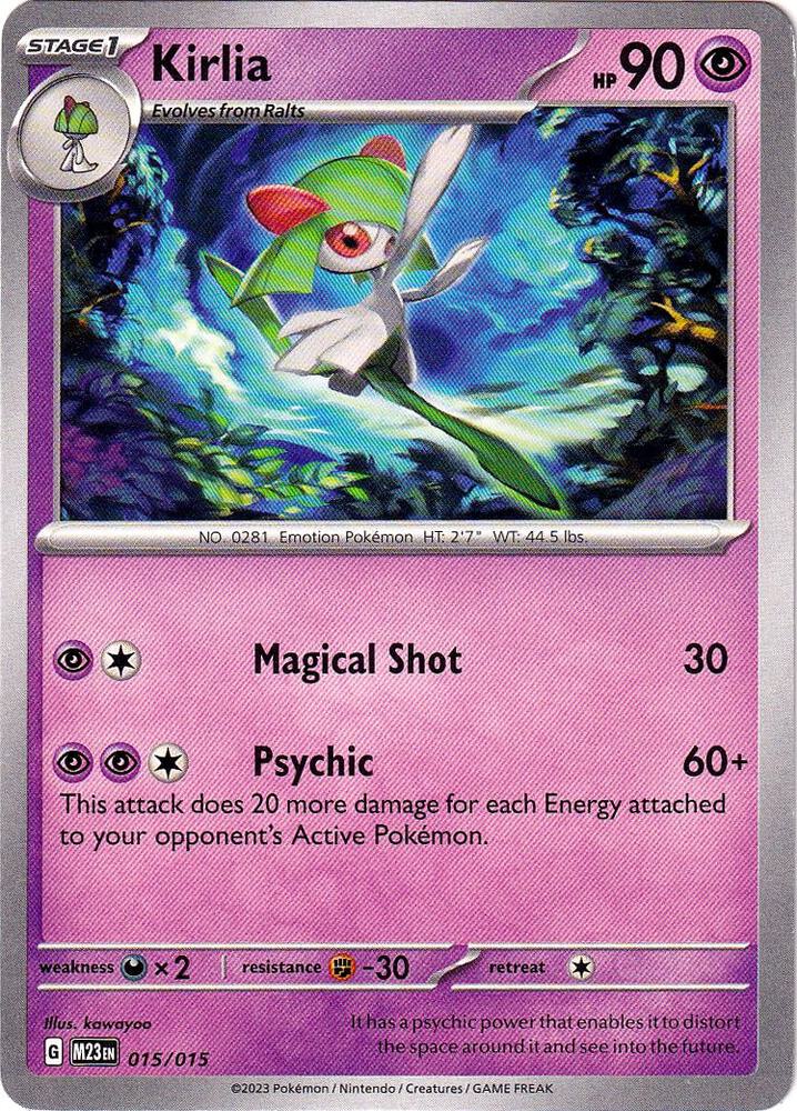 Kirlia (015/015) [McDonald's Promos: 2023 Collection] | Mega City Incorporated