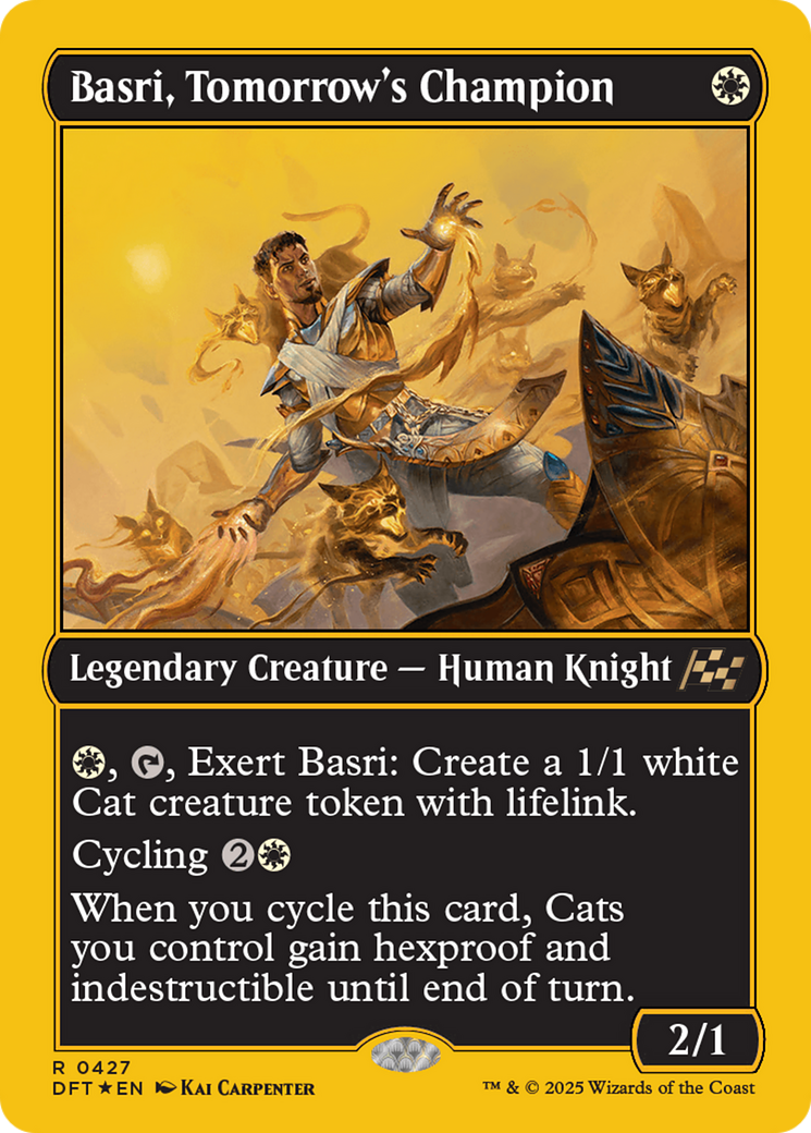 Basri, Tomorrow's Champion (First-Place Foil) [Aetherdrift] | Mega City Incorporated