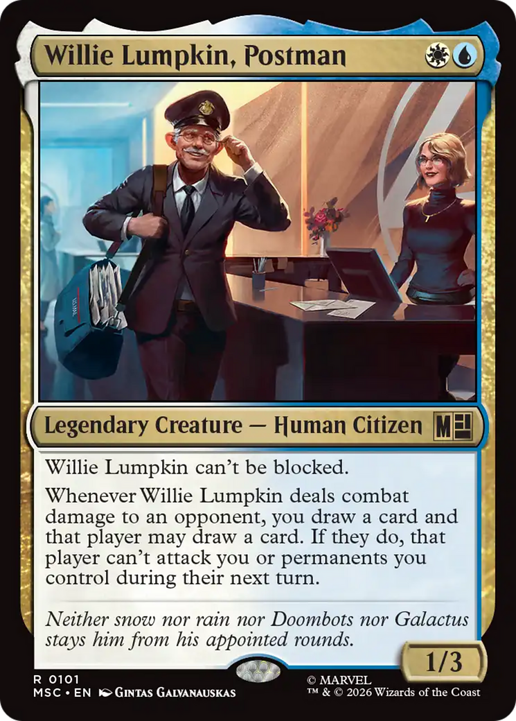 Willie Lumpkin, Postman [Marvel Super Heroes Commander] | Mega City Incorporated