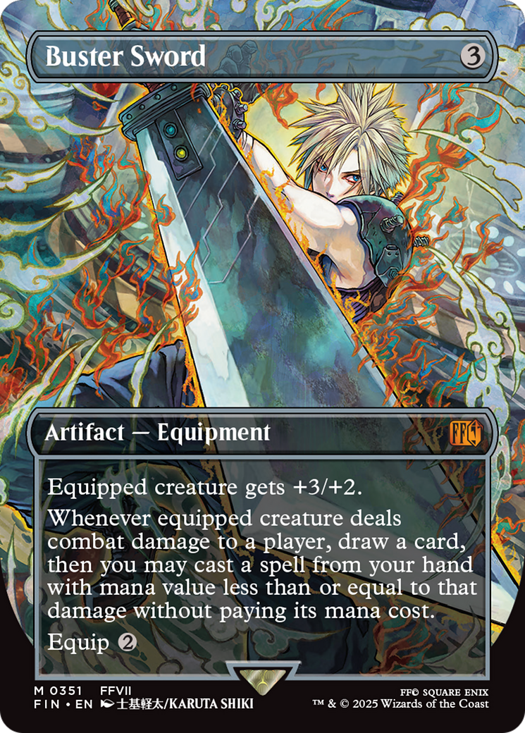 Buster Sword (Borderless) [FINAL FANTASY] | Mega City Incorporated