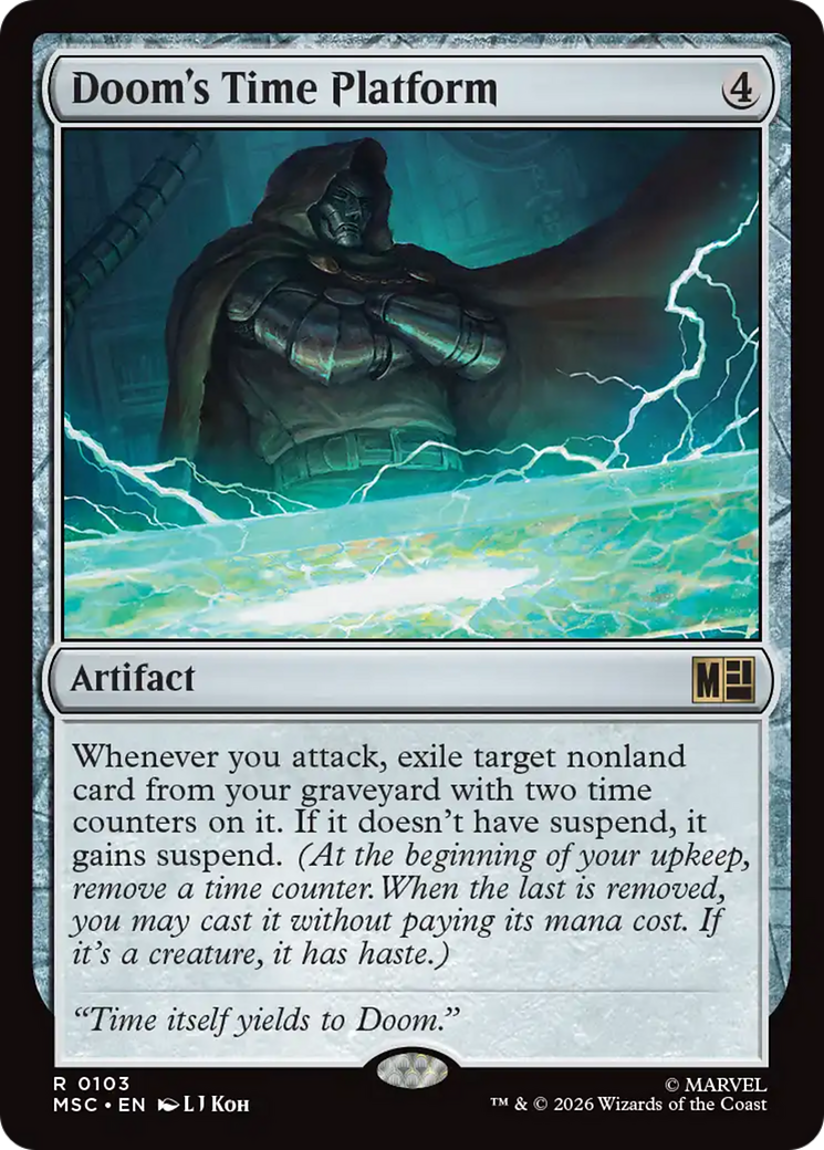 Doom's Time Platform (Surge Foil) [Marvel Super Heroes Commander] | Mega City Incorporated