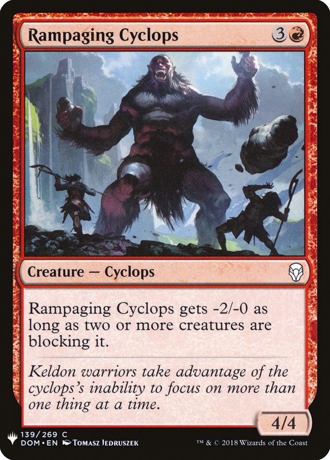 Rampaging Cyclops [Mystery Booster] | Mega City Incorporated