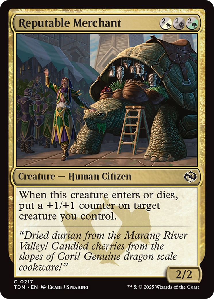 Reputable Merchant [Tarkir: Dragonstorm] | Mega City Incorporated