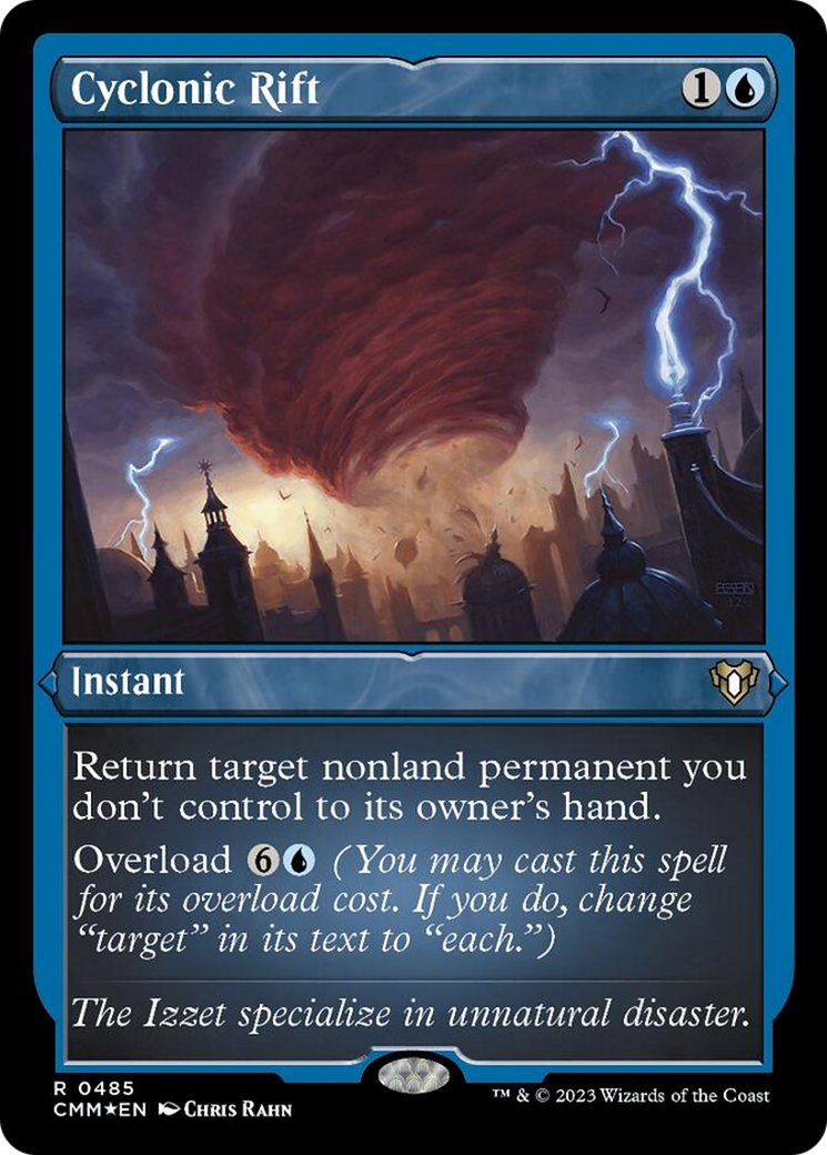 Cyclonic Rift (Foil Etched) [Commander Masters] | Mega City Incorporated